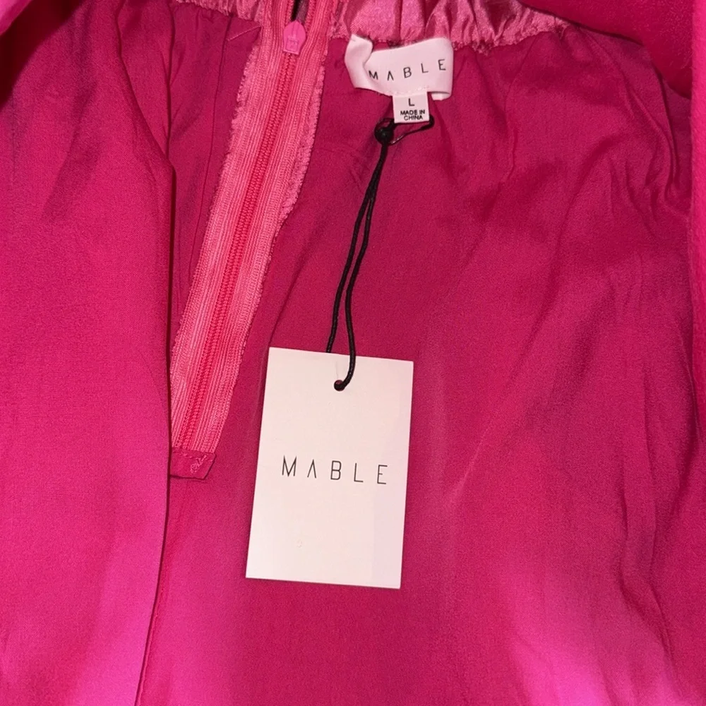 Mable Wrenley Bow‎ Detail Bubble Hem Mini Dress - Picture 16 of 17